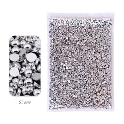 Bulk Wholesale 2-10mm Imitation Pearls Ivory White AB Multi Colors Half Round Flat Back Bead ABS Plastic Glitters DIY Nail Art