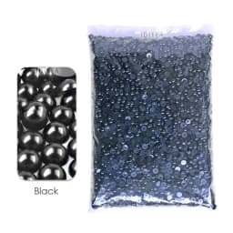 Bulk Wholesale 2-10mm Imitation Pearls Ivory White AB Multi Colors Half Round Flat Back Bead ABS Plastic Glitters DIY Nail Art