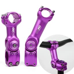 Adjustable MTB Stem 0-60 Degree Adjust Stem 25.4/31.8mm Bike Handlebar Riser 90-130mm Colorful Stemming Bicycle Pieces