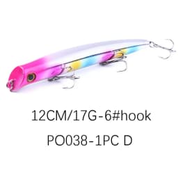 New Popper Fishing Lure 2021 Weigths 17g 12cm Topwater Wobbler Accessories Artificial Bait Goods Floating Wobblers Fish Tackle