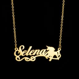 Atoztide New Custom Name Necklaces Personalized Fashion Stainless Steel Bottom Decoration Pendant Heart Letter for Women Jewelry