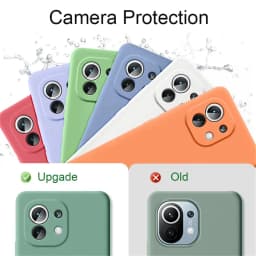 For Mi 11 Lite Cover Case for Xiaomi Mi 11 13 Lite 12 Pro 12T Poco X5 Pro Redmi Note 11 10 9 Pro Original Liquid Silicone Case