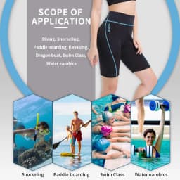 Women's Neoprene Shorts 2 mm Diving Shorts Keep Warm Suitable for Aerobic Surfing Swimming Cold Water Sports Sauna Sweat