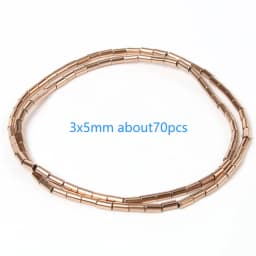 Color Retention Rose Gold Plated Hematite Beads Natural Rondelle Beads For Jewelry Making DIY Charms Bracelet Accessories 15''