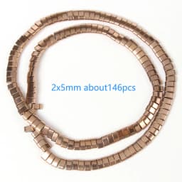 Color Retention Rose Gold Plated Hematite Beads Natural Rondelle Beads For Jewelry Making DIY Charms Bracelet Accessories 15''