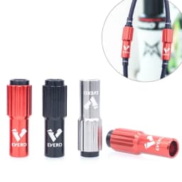 RISK 2 Pcs MTB Bike Gear Cable Adjuster Ferrules Inline Gear Derailleur Length Screw Barrel MTB Adjustment Screw Bolts