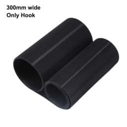 1Meter 300mm Wide Hook and Loop Tape Strips Sew-on No-adhesive Fastener Hook Tape Black For DIY Crafts Home Clothing Accessories