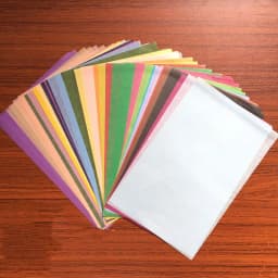 80/100pcs A5/A4 Wrapping Papers Multicolor Tissue Paper Gift Wrapping Paper Floral Gift Packaging Material for Home Wedding