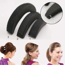 3Pcs/set Volume Headwear Foam Sponge Bump Up Hair Styling Hair Pads Hair Volume Increase Puff Hair Bun Maker Donut Insert Tool
