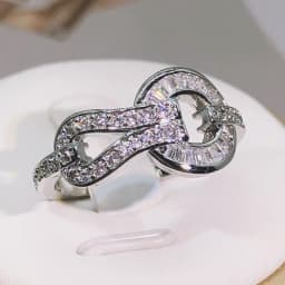 925 sterling silver geometric round winding ring ladies jewelry party birthday gift suitable for women