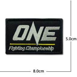 ONE Fighting Championship Patches high quality Embroidered Military Tactics Badge Hook Loop Armband 3D Stick on Jacket Backpack