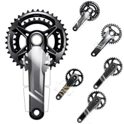 Universal MTB Bike Crank Protective Film Carbon Fiber Tooth Plate Crank Protective Film Anti-collision Bicycle Crank Stickers