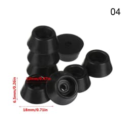 10pcs Rubber Non-slip Chair Leg Caps Feet Pads Sofa Foot Covers Floor Furniture Legs Non-noise Protector Pad with Screws