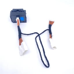 Ice blue LED lights and white LED lights Rearview mirror automatic folding switch For Toyota rav4 Crown Lexus 1pc