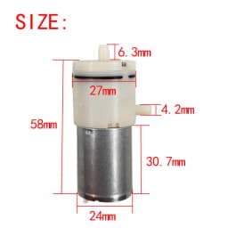 370 Mini Air Pump Electric Micro Vacuum Booster Motor For Beauty Instrument Medical Treatment Breast pump 3.7V/6V/12V