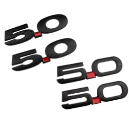 Car 3D Metal 5.0 Logo Decals Sticker For Ford Mustang GT GT50 2021 2020 2019 2018 Rear Trunk Body Badge Emblem Styling Stickers