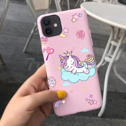 Cartoon Unicorn Cover For iPhone 5 5s SE 6 6s 7 8 Plus X XS Max XR 11 12 Pro Max 12 Mini Cadny Silicone Soft Case