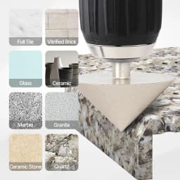Versery 20-60mm 90 Degree Vacuum Brazed Diamond Countersink Chamfering Tool Drill Bit for Tile Marble Granite Quartz Stone