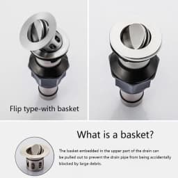 Easy Installation Bathroom Accessories Universal Sink Drain Stopper Wash Basin Bounce Drain Filter With Anti-clogging
