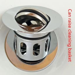 Easy Installation Bathroom Accessories Universal Sink Drain Stopper Wash Basin Bounce Drain Filter With Anti-clogging