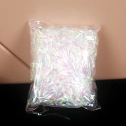 Transparent Colorful Shredded Tissue Paper Confetti Flash Raffia Gift Box Filler Birthday Wedding Party Favor Packaging Supplies