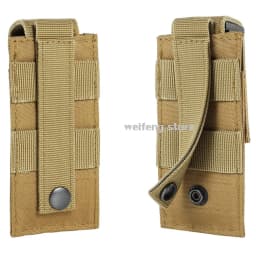 Tactical Molle Single Magazine Pouch 9mm Mag Holster Universal Pistol Mag Holster for G17 G19 M9 P226 Hunting Gear