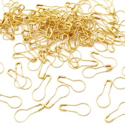 100pcs Mix Safety Pins Metal Gourd Pins Crochet Locking Knitting Cross Stitch Marker Tag Clips Hangtag DIY Sewing Tools Needle