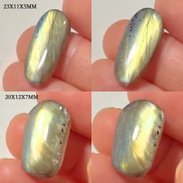 Wholesale Natural Stone Loose Beads Irregular Shape Bead Blue Purple Labradorite Cabochon 2-4Pcs/Lot