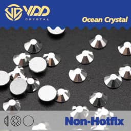 VDD SS3-SS30 Labrador/Hematite/Aurum/Metallic Blue/Rose Gold Glass Crystals Non Hot-Fix Rhinestones DIY Nail Art Accessories