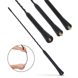 3 Screws Car Universal Antenna Covering Multiple Models 9 "11" 16" Car Auto Radio Antenna Car Mast Whip for BMW MazdaToyota Golf
