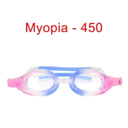 Kids Myopia Swimming Goggles for Boys Girls Ages 4-14 (Approximate) with Anti-fog Spray Swim Glasses Eyewear