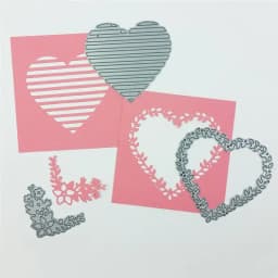 Love Metal Cutting Dies Heart Flower Scrapbooking for Card Making DIY Craft Die Cut Stencil