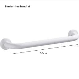 Black/White Barrier-free Handrail Aluminum Bathroom Stair Grab Elderly/Children Bathtub Safety Booster Handle Non-slip Armrest