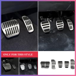 Gas Fuel Brake Pedal Pads Cover AT MT for Nissan Qashqai J11 2014-2021 X-Trail Rogue T32 Sentra SR 2021 Kicks Altima 2019 Micra
