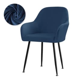 Velvet High Arm Chair Cover Elastic Dining Chair Slipcovers Fabric Washable Office Rocker Chairs Covers Home Decor Seat Cover