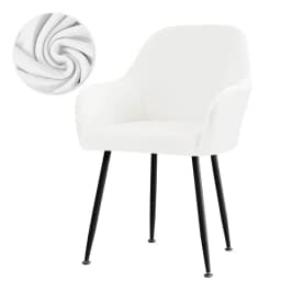 Velvet High Arm Chair Cover Elastic Dining Chair Slipcovers Fabric Washable Office Rocker Chairs Covers Home Decor Seat Cover