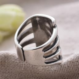 Hot Sell Personality Multi Level Thai Silver Unisex Ring Wholesale Jewelry For Women Men Gift Never Fade