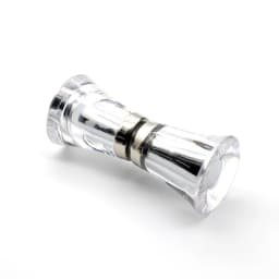 Shower room handle toilet push pull glass door handle push door handle plastic transparent glass single hole handle