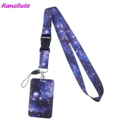 Ransitute R1593 Equation Music Fashion Buckle Lanyard Bus ID Name Work Card Badge Holder For Nurse Doctor Student Accessories