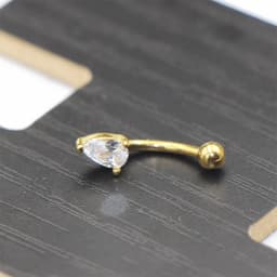 16G 316L Surgical Steel Water Drop Ear Cartilage Tragus Helix Piercing Stud Earrings Eyebrow Wholesale Body Jewelry