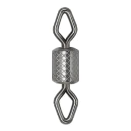 DNDYUJU 50pcs Fishing Connector Diamond Eye Impressed Rolling Swivel 8-Word Ring Connector Swivel Solid Ring For Carp Fishhooks