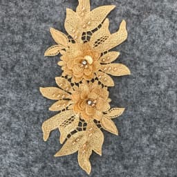 Colorful styles of women's clothing 3D three-dimensional flower decoration ABC pearl rhinestones DIY craft supplies accessories