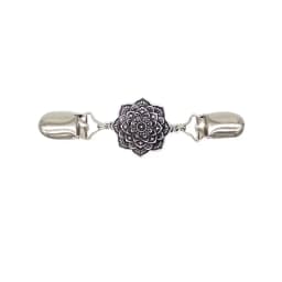 Sweater Cardigan Clip Duck-Mouth Flexible Beaded Pearl Pin Brooch Shawl Shirt Collar Buckles For Clothing Decoration