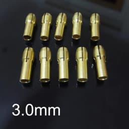 10/20PCS 3.0mm Mini Drill Brass Collet Chuck Adapter Micro Dremel Rotary Tool DIY Accessories For Woodworking