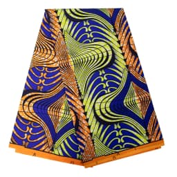 Bintarealwax Wholesale Africa Farbic 2025 Ankara Polyester Sewing Fabric Light Color Material for Women Party Dress FP6390