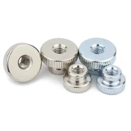 2/5X M3 M4 M5 M6 M8 M10 Silver Black Zinc Double Step Adjust Knurl Thumb Nut Hand Tighten Thumbnut 3D Printer Curtain Wall GB806