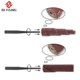 38mm 48mm Abrasive Sandpaper Grinding Head Sanding Cone Engine Porting Assortment Set Sleeve Sandpaper Roll With 1/4inch Shank