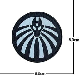 SCP Foundation IR Reflective Luminous Patch Armband Badge Applique Embellishment EDC Accessory Military Tactical Game Patches
