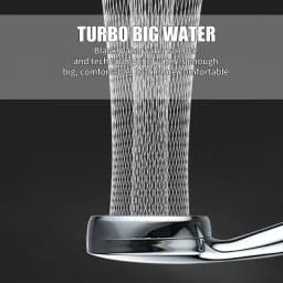 ZhangJi Water Saving Rainfall High Pressure Shower Head Massage Bathroom Accessories Chrome Holder Showerhead for Bathroom