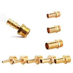 Pagoda Brass Pipe Fitting 6/8/10/12/14/16mm Hose Barb Tail 1/8" 1/4" 3/8" 1/2" BSP Male Connector Joint Copper Coupler Adapter